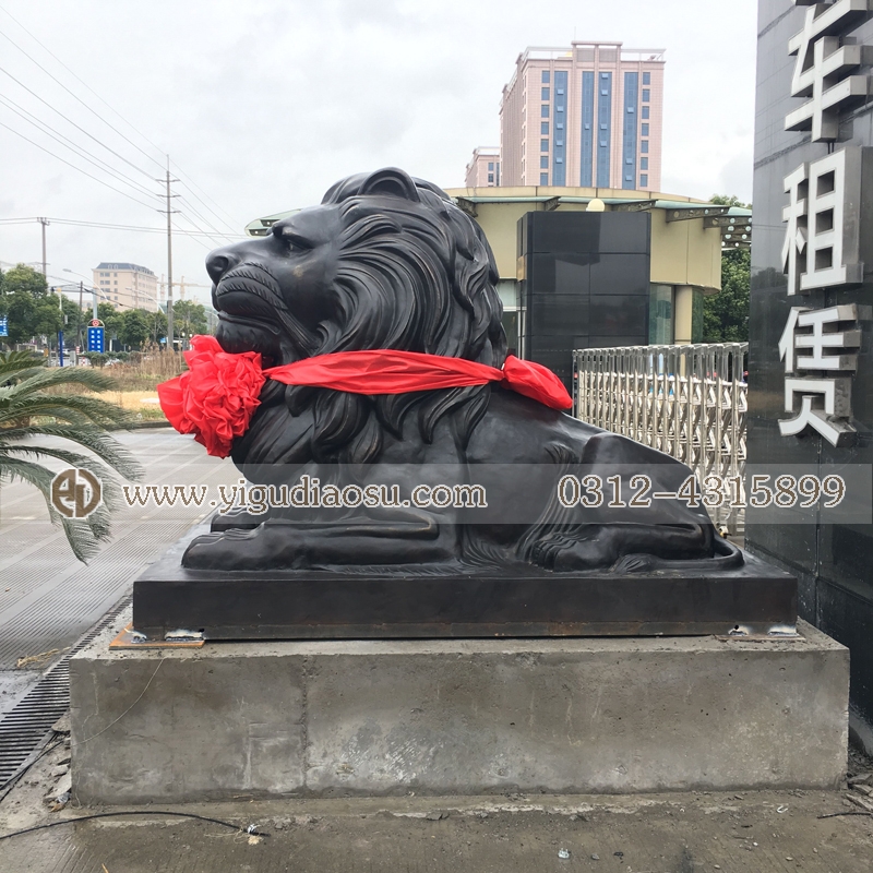 上海中歐國際集團銅獅子雕塑項目